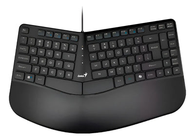 Teclado Genius Ergo Kb-700 Teclado Negro Idioma Español Latinoamérica