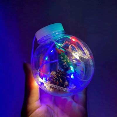 Instalación Luces Navideñas Cortina Guirnaldas Aros Bolas Multicolor