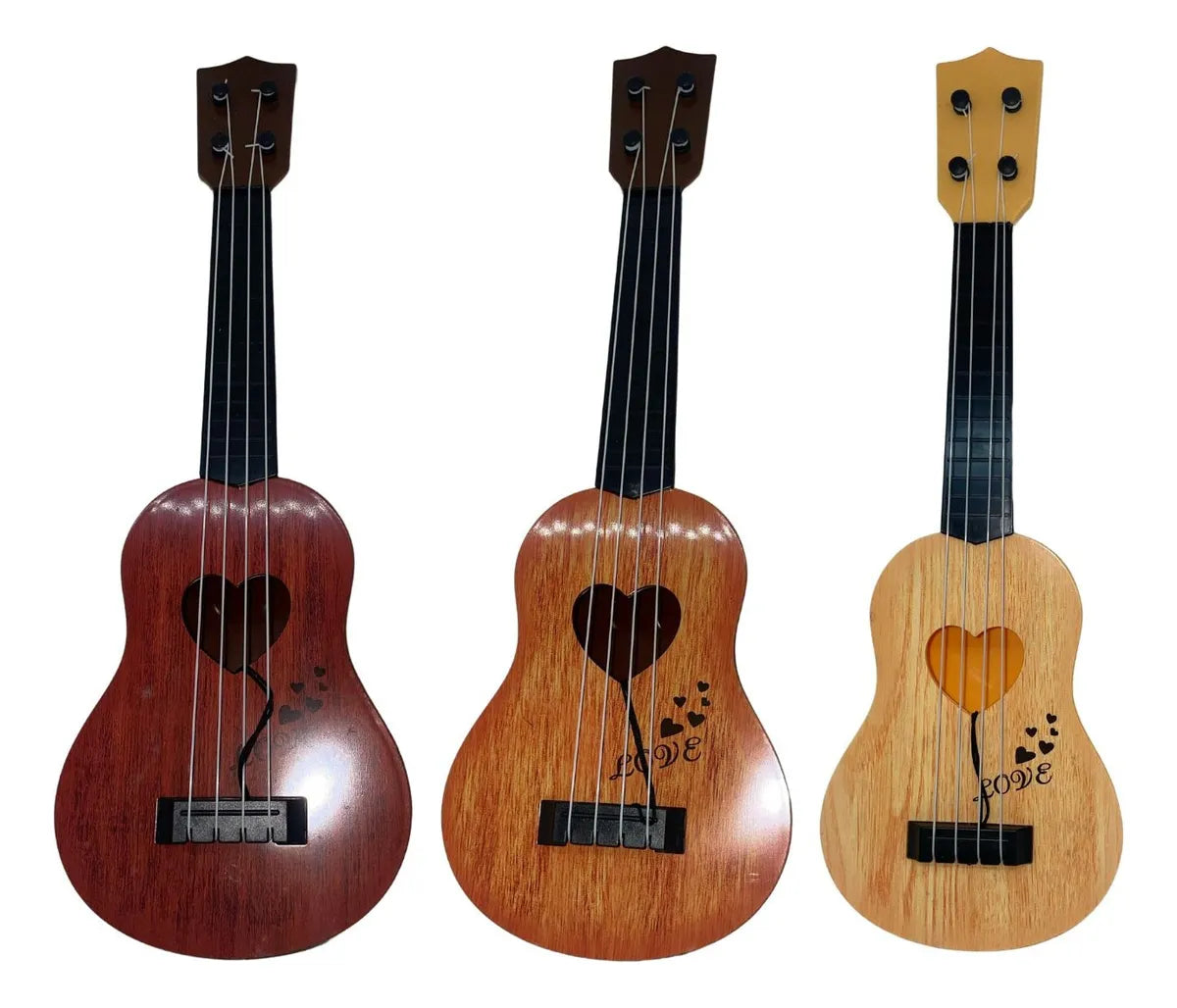 Guitarra Acústica Funcional Para Niños Pequeños Regalo - Marrón