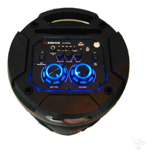 Parlante Inalámbrico Torre De Sonido Bluetooth Sonivox 11000 Negro