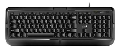 Teclado de una mano Genius QWERTY español color negro