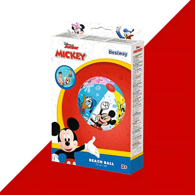 Pelota De Playa Inflable Mickey Mouse Multicolor Bestway