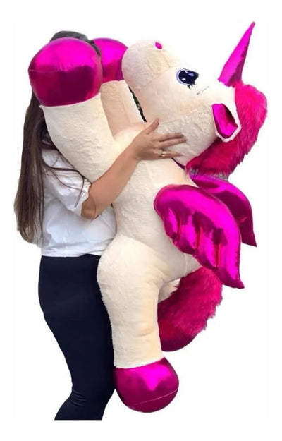 Unicornio Gigante De Peluche 120cms + Perfumado Y Env