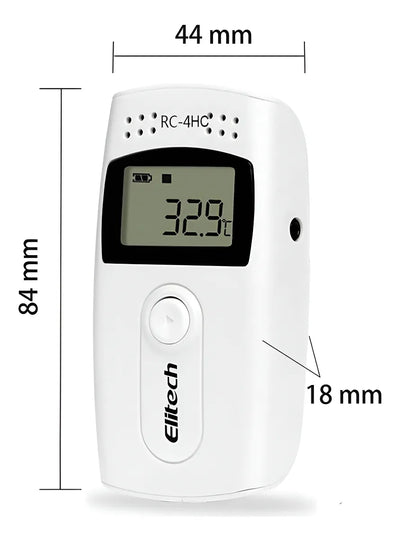 Data Logger Elitech Rc-4hc Temperatura Humedad Digital