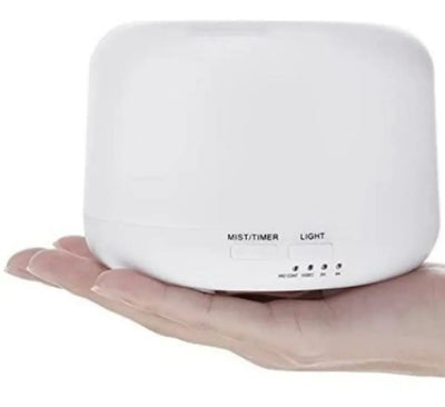 Humidificador Ultrasónico Atomizador Difusor Aroma Led300ml Blanco