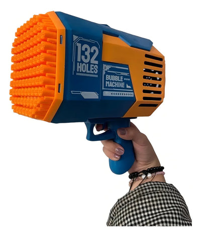 Pistola De Burbujas Electrica De 132 Agujeros Recargable Color Según disponibilidad