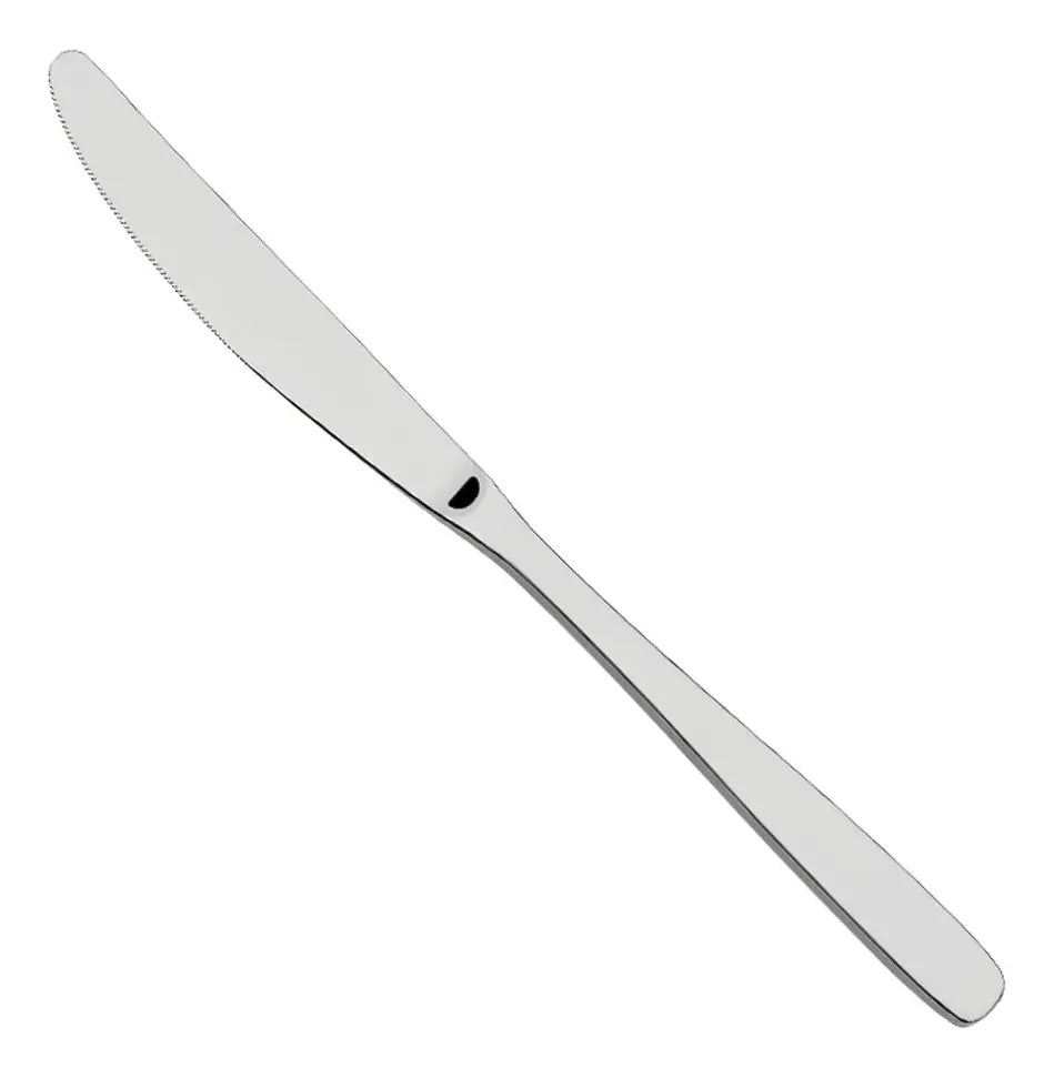 Cuchillo Mesa X12 Premium, Acero Inox. Excelente Calidad Plateado