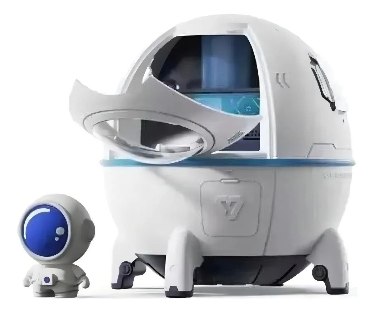 Humidificador Difusor De Aromas Nave Astronauta + Esencia Color Colores