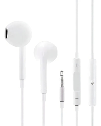 Audifonos Manos Libres Para Celular Estilo iPhone Jack 3.5