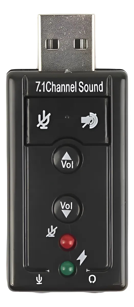 Adaptador De Audio Para Tarjeta De Sonido Externa Usb De 7.1