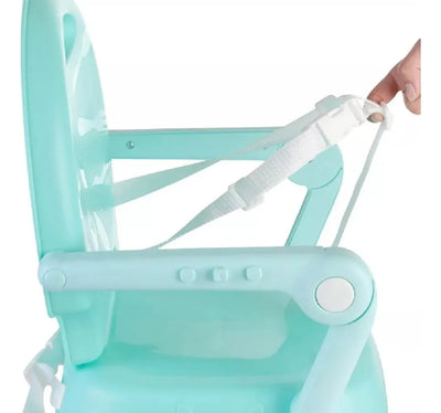 Silla Comedor Para Bebe Portátil Niños Color Niñ@s Gris