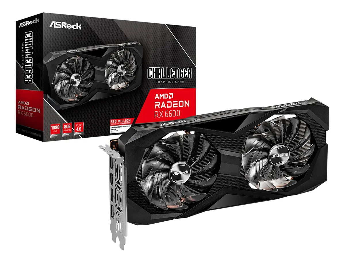 Tarjeta De Video Amd Asrock Challenger Radeon Rx 6600 Series
