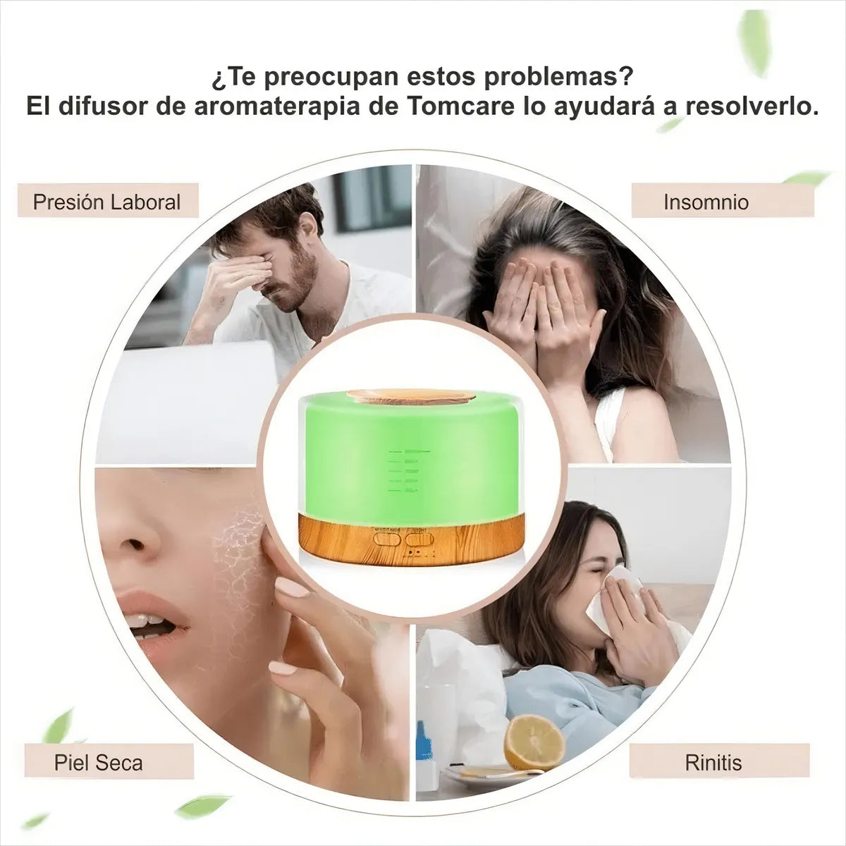 Humidificador Difusor De Aromas Ambientador De Hogares Color Multicolor
