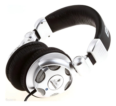 Fone de ouvido over-ear Behringer HPX2000 plateado e negro