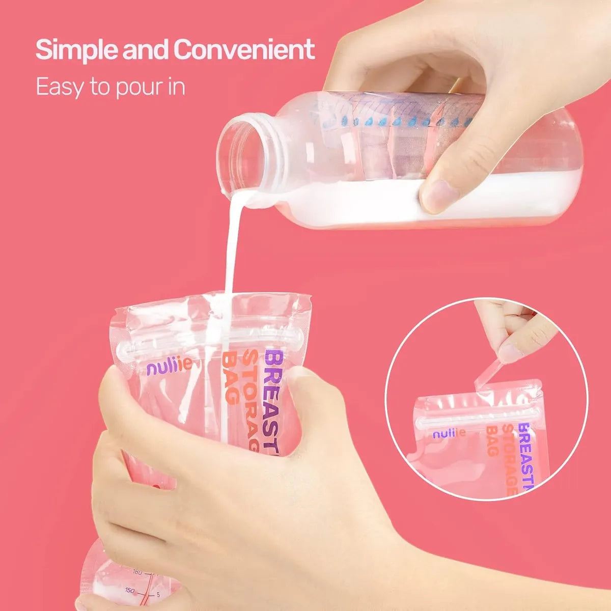 Bolsas Para Leche Materna Nuliie 120 Unidades Libre De Bpa