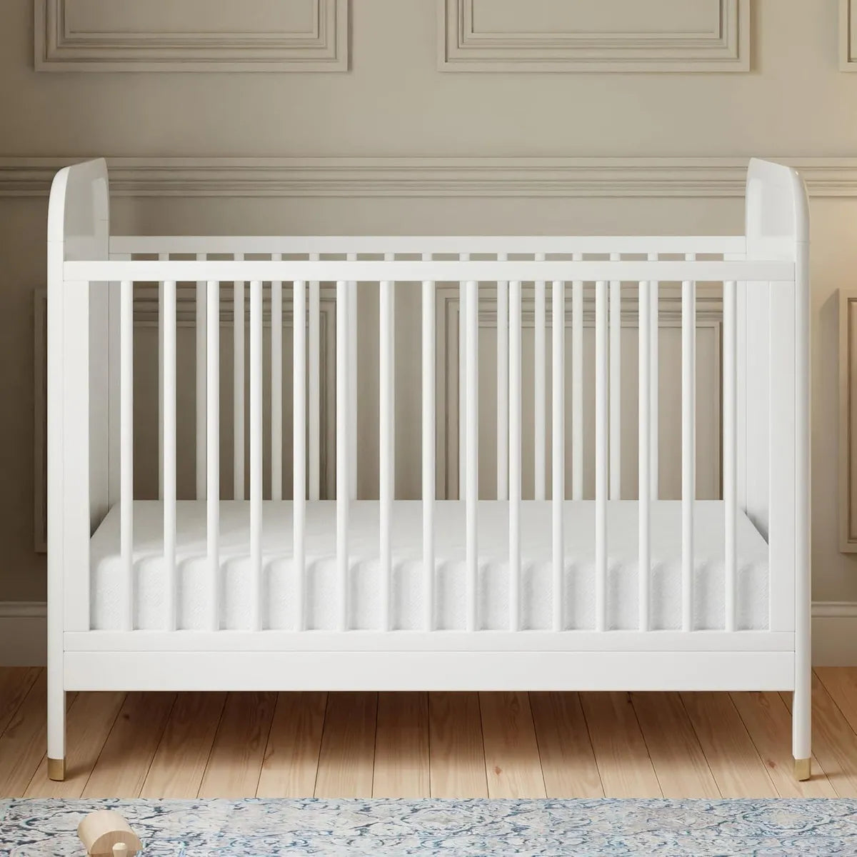 Namesake Brimsley Tambour - Cuna Convertible 3 En 1 En Blan. Color Negro