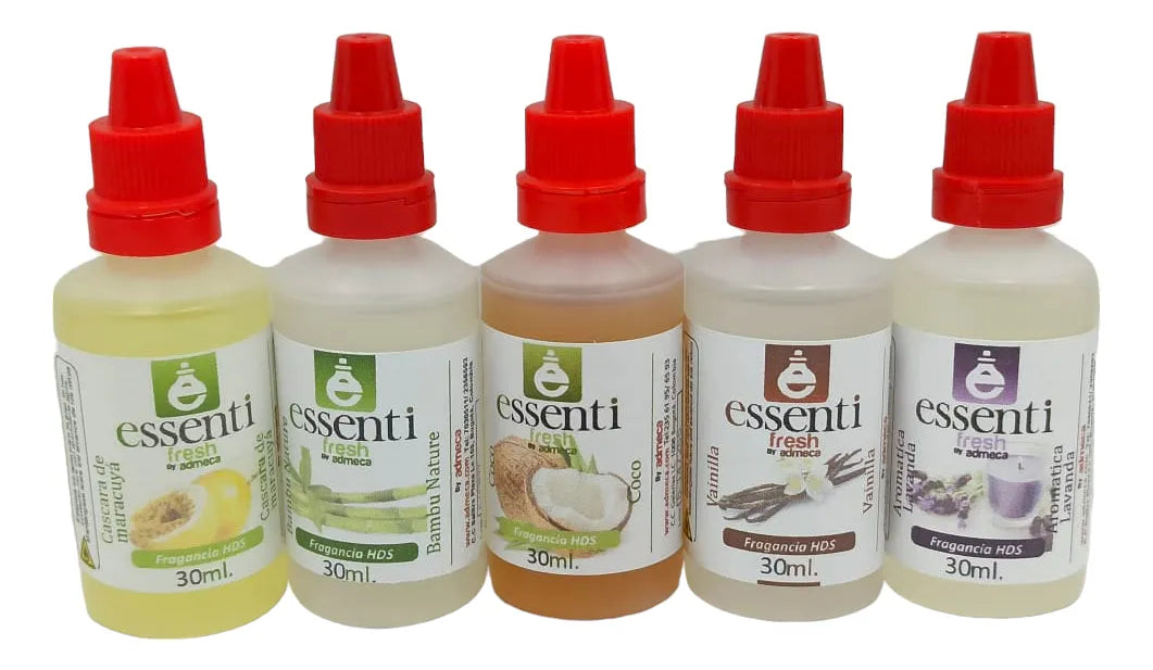 Esencia Fragancia Hidrosoluble Para Humidificador Set X 5