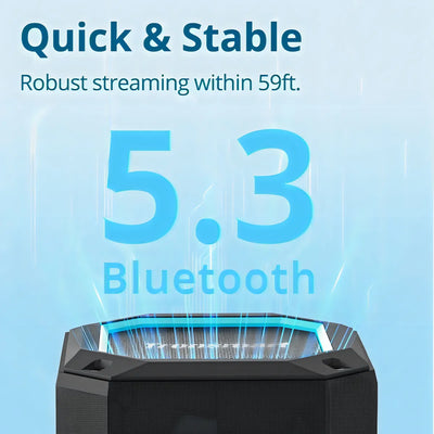 Parlante Tronsmart Groove 2 Groove 2 portátil con bluetooth waterproof negra