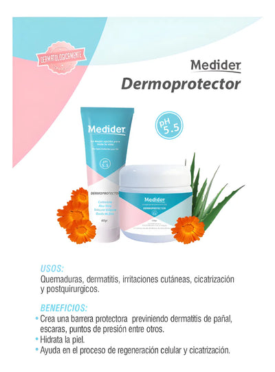 Medider Dermatológica - 120 g - Crema - Unidad - 1