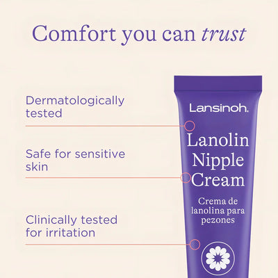 Crema Pezones Anti Grietas Lanolin Lactantes Lansinoh Calma Talla Única