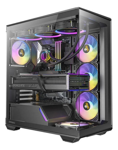 Caja De Torre De Pc Antec De 3 Ventiladores, 120 Mm