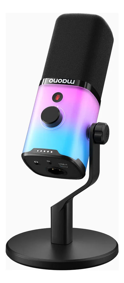 Maono Micrófono dinámico PD100x USB/XLR Led Rgb Gamer