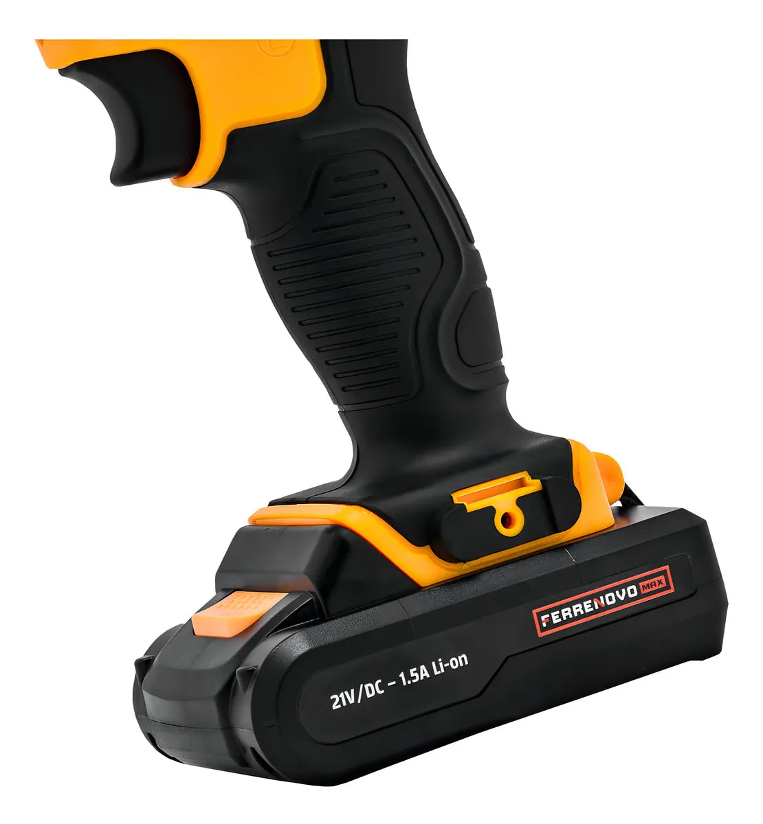 Taladro Atornillador Inalámbrico Ferrenovo Max Color Amarillo