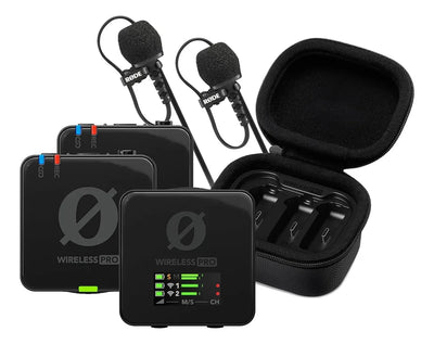 Micrófono Rode Wireless Pro Lapela para cámara de PC móvil Color Negro