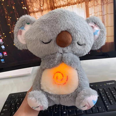 Koala Con Voz Y Respiración, Hora De Dormir Color Gris