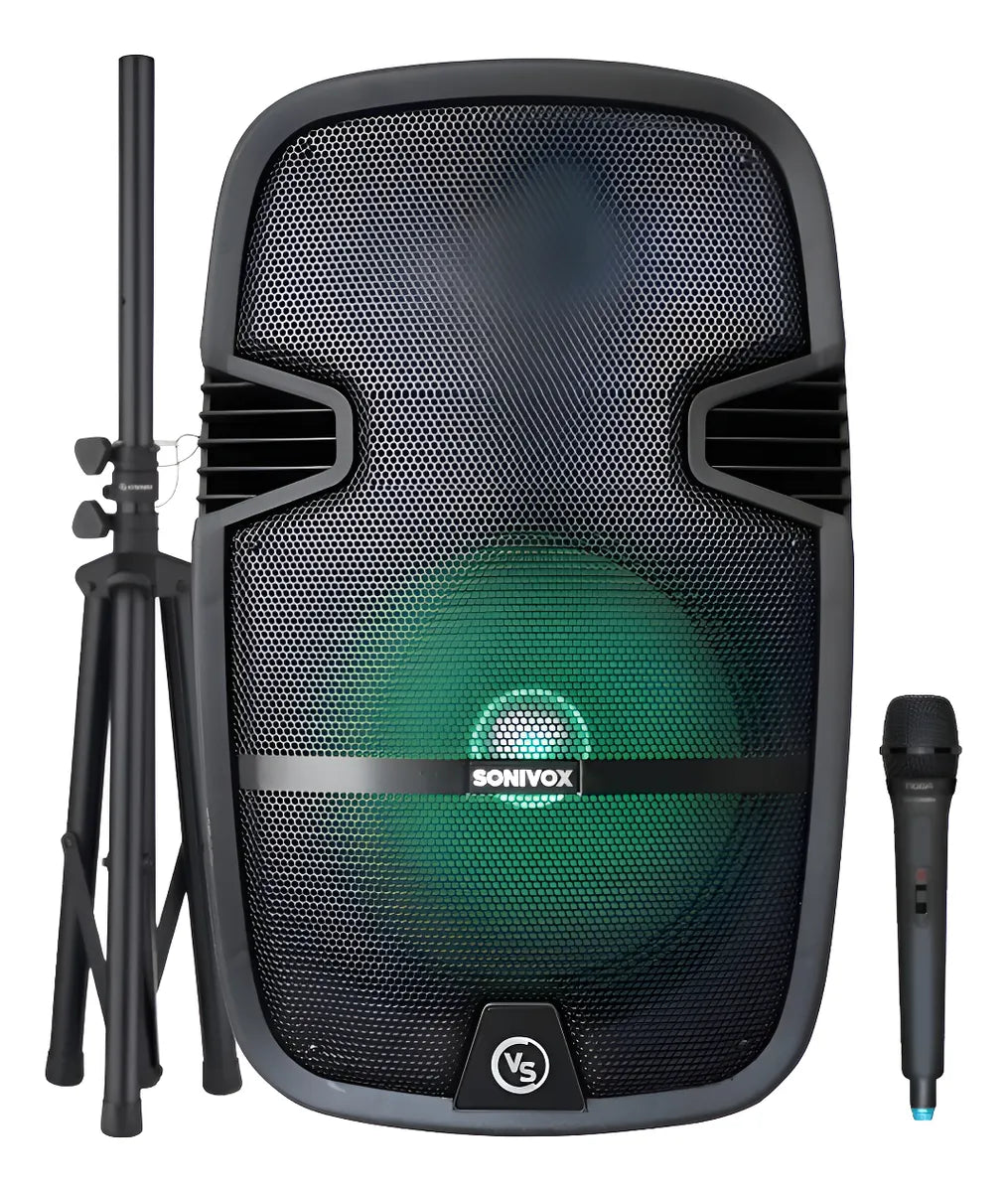 Parlante Cabina Sonivox 12 Pulgadas + Tripode Negro
