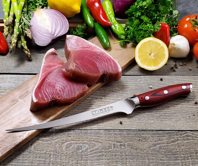 Ergo Chef Crimson Series - Cuchillo Flexible De Filete De 7