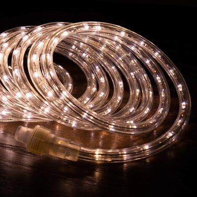 Cuerda Luces Navideñas Led West Ivory Largo 50 Pies Ancho