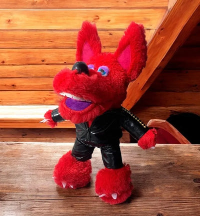 Peluche Aurelio Cheveroni - Rockero 40 Cms Traje Negro Traje Negro - Rock