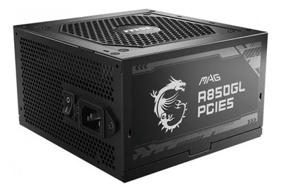 Fuente De Poder Para Pc Msi Mag A850gl Pcie5 850w Negra 110v Negro