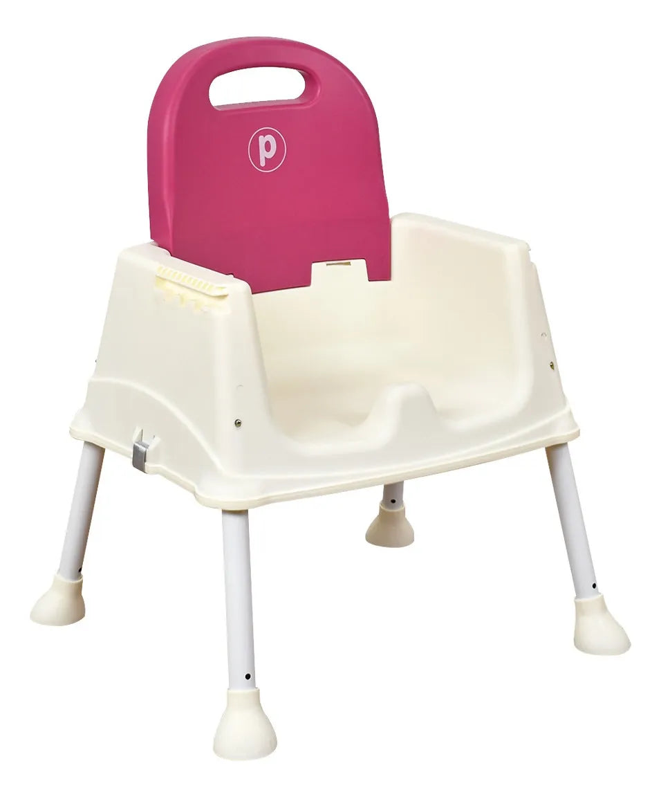 Silla Comedor Bebé 3 En1 Navy Priori Color Rosa Rosa