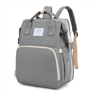 Mochila funcional impermeable gris claro