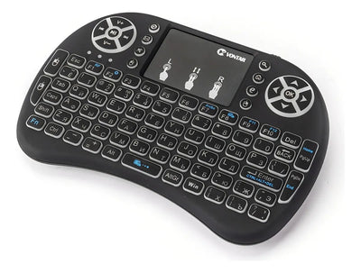 Mini Teclado Inalambrico Smart Tv Android Teclado Negro