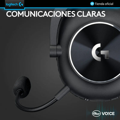Logitech G Pro X 2, Diadema Gamer 7.1 Lightspeed / Bluetooth Negro