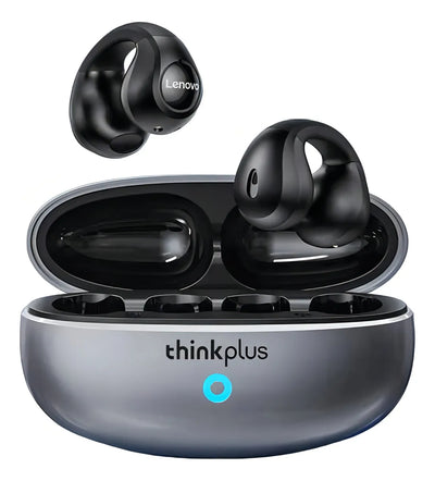 Auriculares inalámbricos Bluetooth Lenovo Livepods Xt83 Tws, color gris y negro