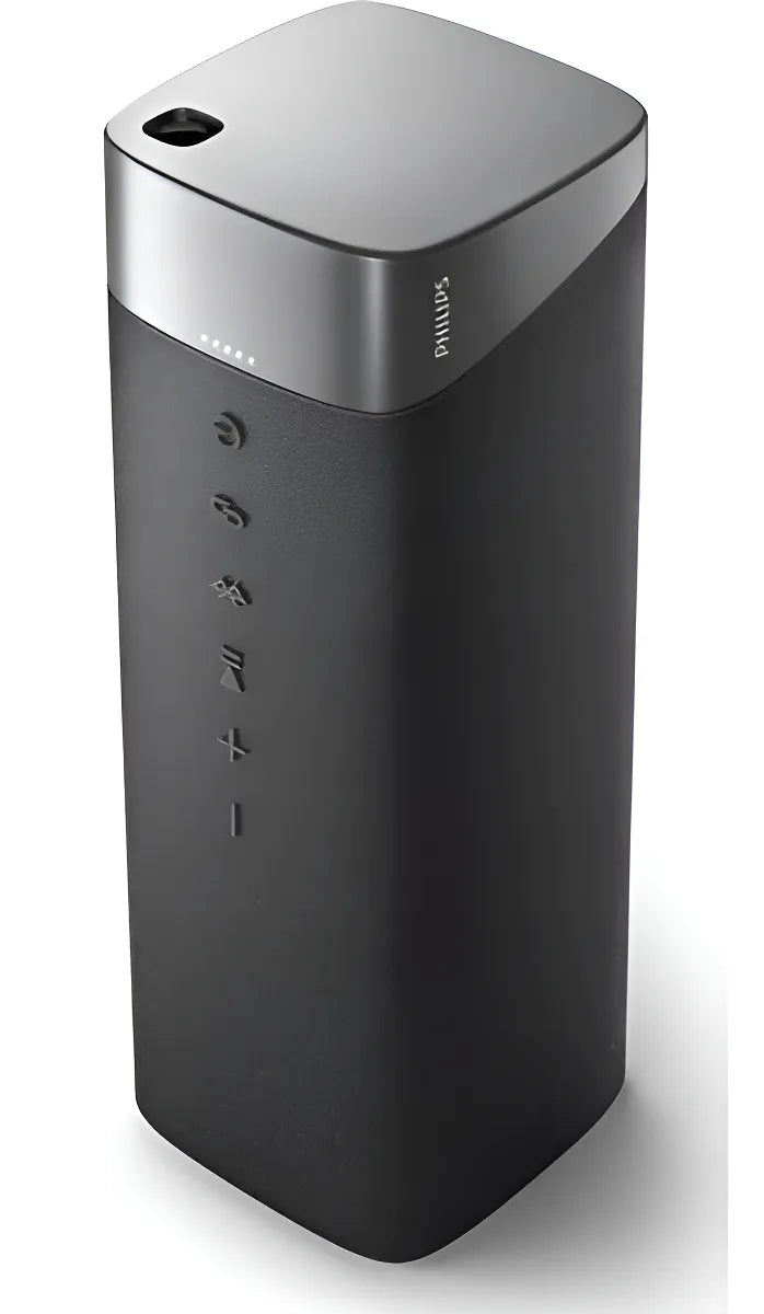 Bocina Philips Tas7505/00 Portátil Con Bluetooth Carga Celulares Color Gris