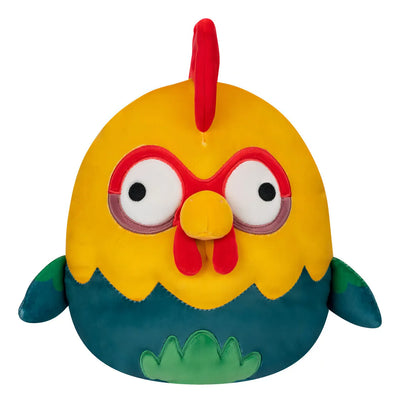 Peluche Disney Squishmallows Gallo Hei Hei De Moana 16cm Color Verde Oscuro