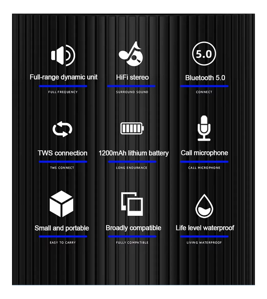 Altavoz Bluetooth Lenovo K3 Pro Sonido Envolvente Impermeabl Gris Oscuro