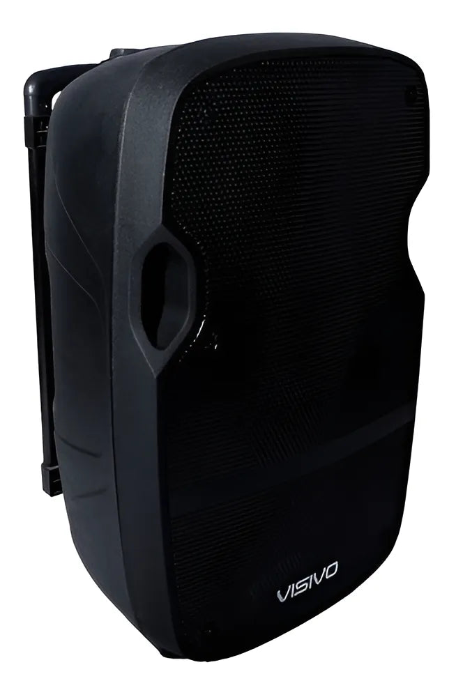 Cabina Activa Corriente Visivo Bluetooth 12 Pulgadas 100w Color Negro