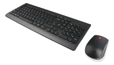 Combo Teclado Y Mouse Inalámbrico Lenovo 510 Español Color Negro