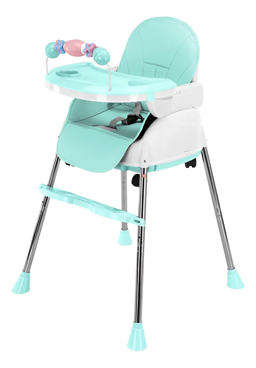 Silla Cokibú Bebé Sbebe-1mt 3 Alturas Menta Liso Agua