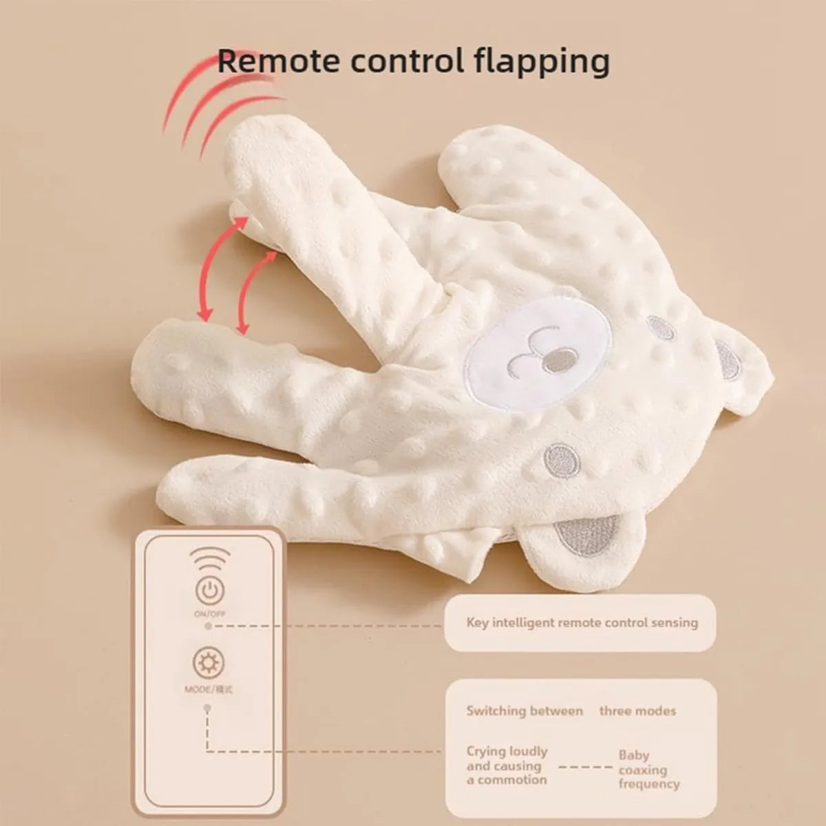 Palma Calmante Para Bebé Guante De Mano Almohada Eléctrica