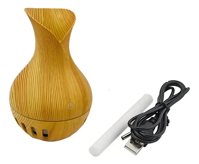 Humidificador ultrasónico, 7 LED, color, aroma, humidificador, jarrón