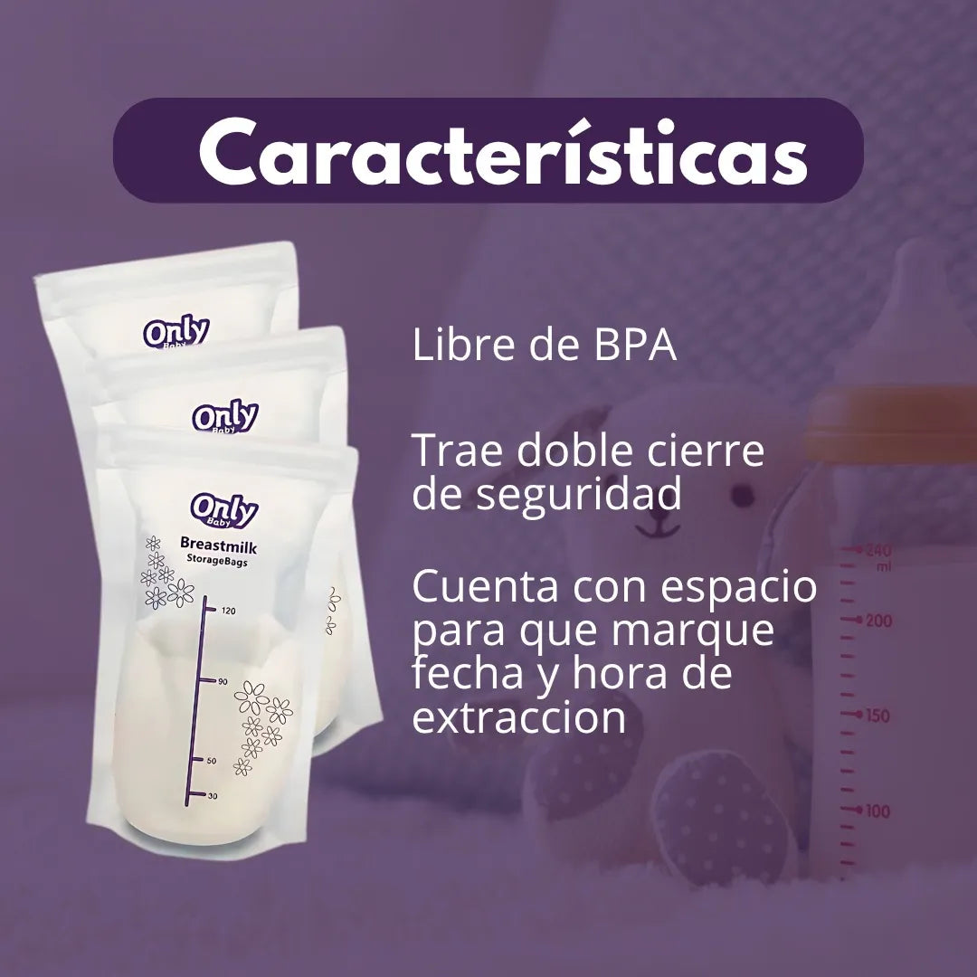 Bolsa Leche Materna Lactancia Banco Leche Nevera Only Vacio