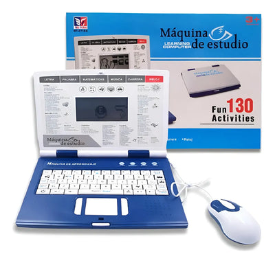 Computadora Didáctica Bei Tian BT-271ES Azul 130 Funciones Infantil