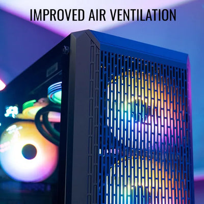 Gabinete Gamer Aerocool Beam 4 Ventiladores Argb Rgb